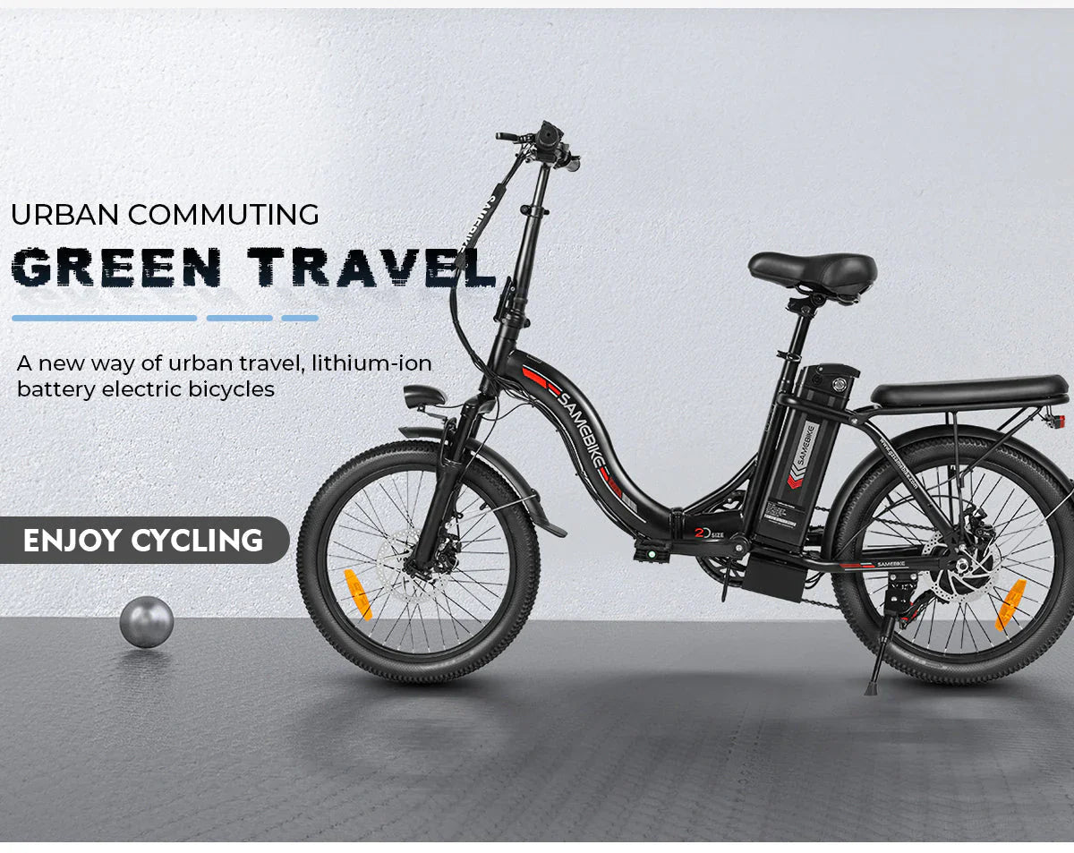 SAME Bike CY20 Electric Bike – 36V 13Ah 45-90km Range 20" Tyre 150kg