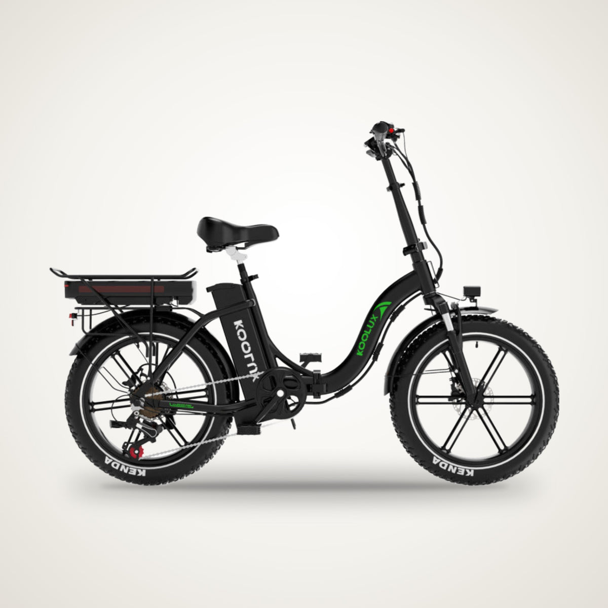KOOLUX BK6S Pro dual battery e-bike studio photo