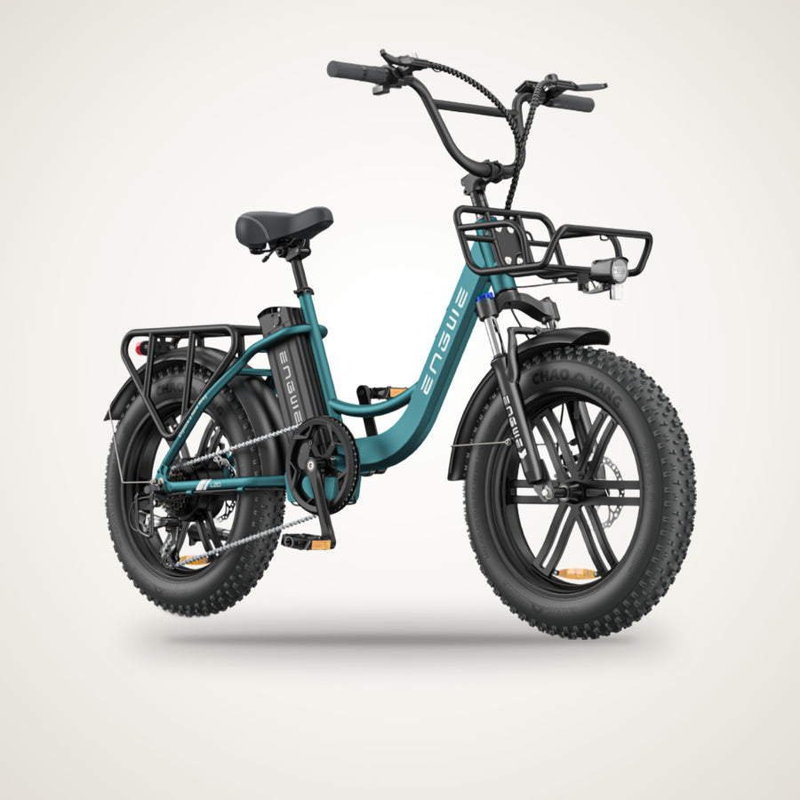 ENGWE L20 Boost Step-Through Fat Tyre E-Bike – 75 Nm Boost, Torque Sensor, up to 126 km