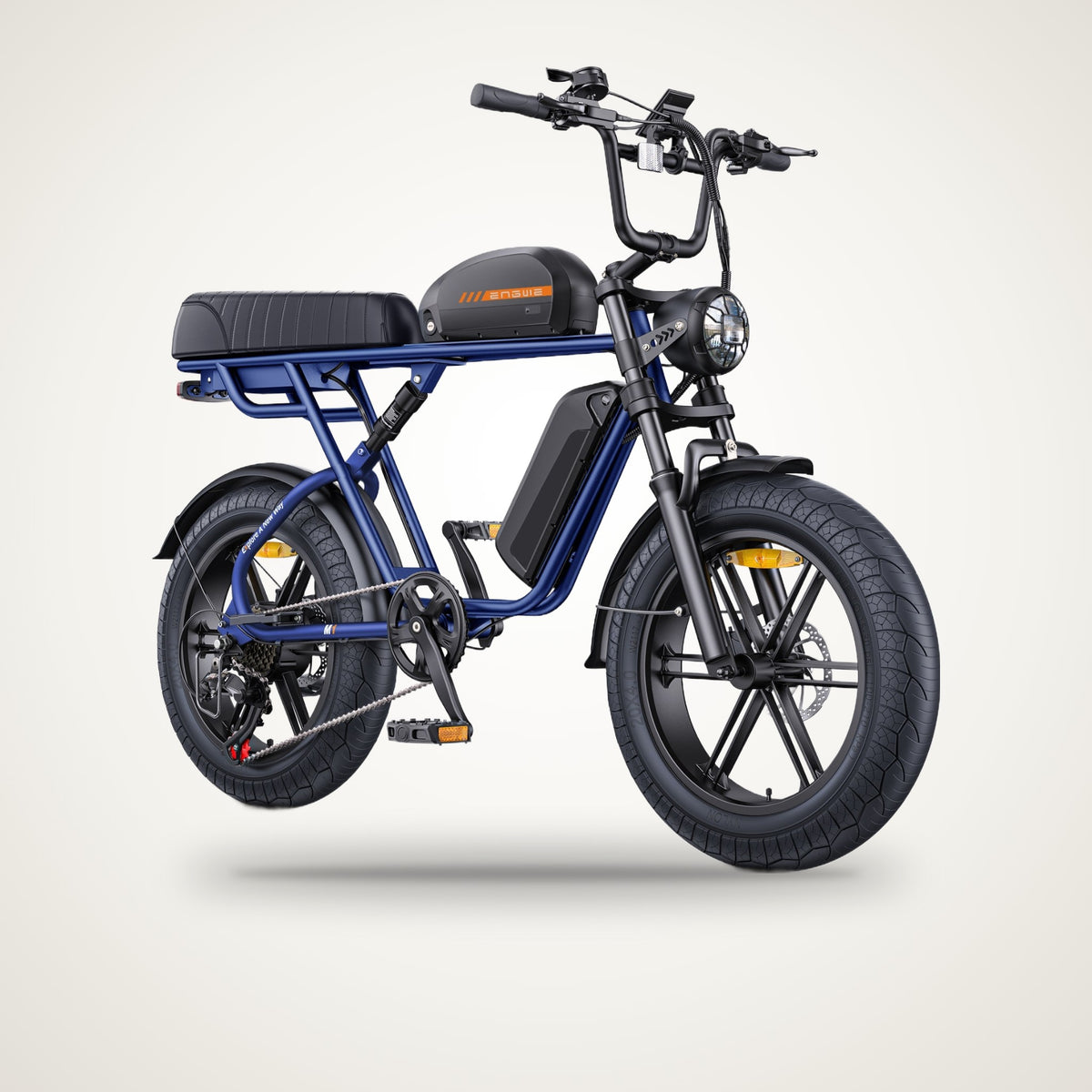 ENGWE M1 two-seater moped e-bike studio photo