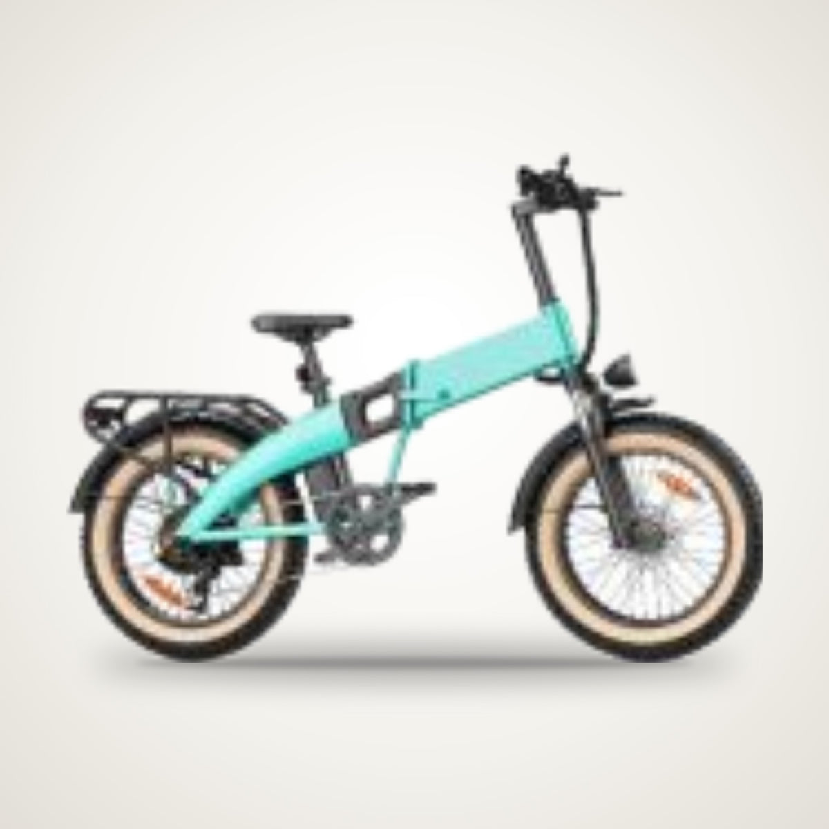 HX T2 folding fat tyre e-bike studio photo