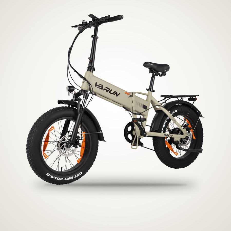 VARUN S20-1 Folding Fat Tyre E-Bike – 48V 13Ah, 20×4.0", up to 100 km