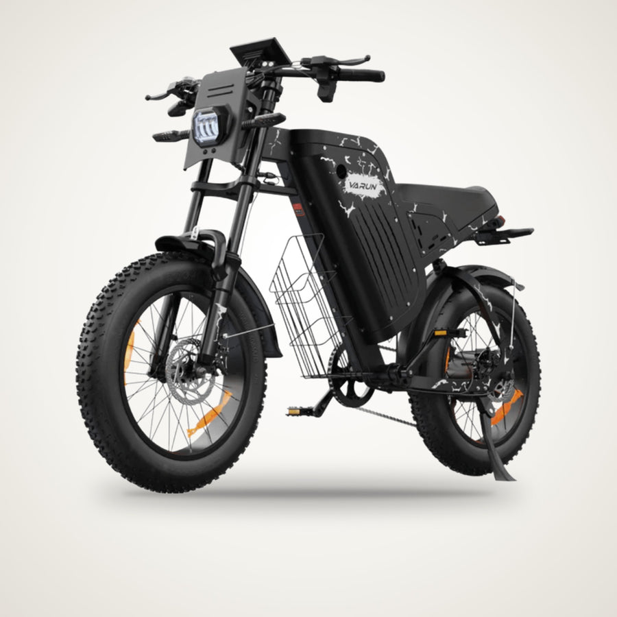 VARUN X-Plorer Raptor Moped-Style Fat Tyre E-Bike – 1000W, 95 Nm, 48V 20.8Ah