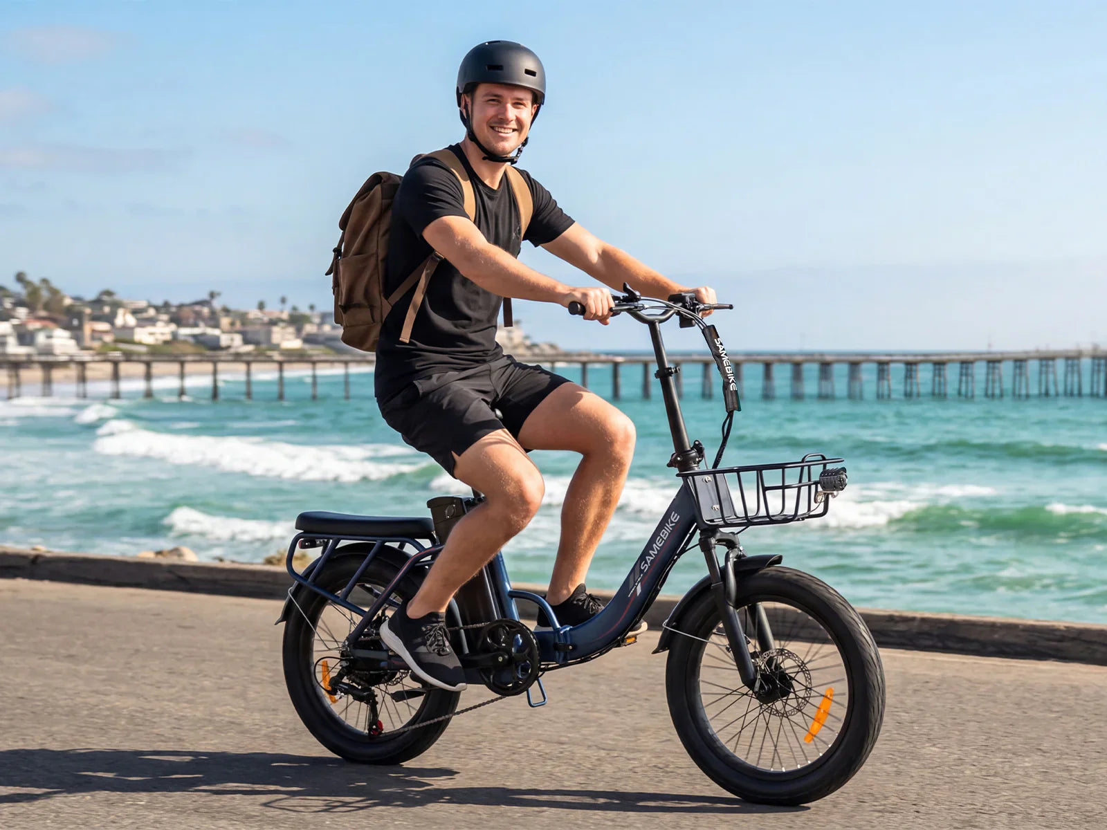SAME Bike CY20 PRO E-bike – 48V 13Ah 50+Nm Torque 100km Range 150kg