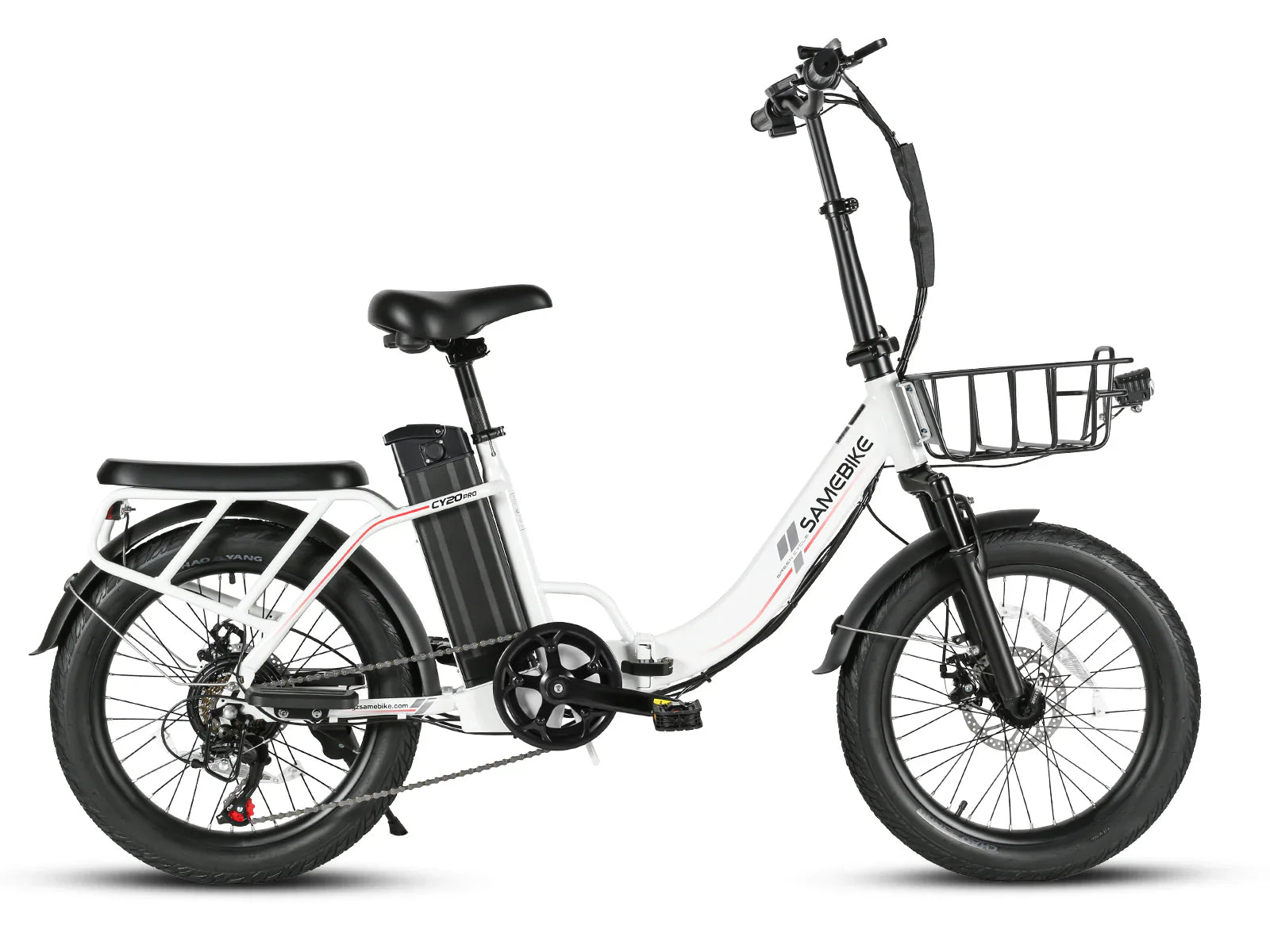 SAME Bike CY20 PRO E-bike – 48V 13Ah 50+Nm Torque 100km Range 150kg