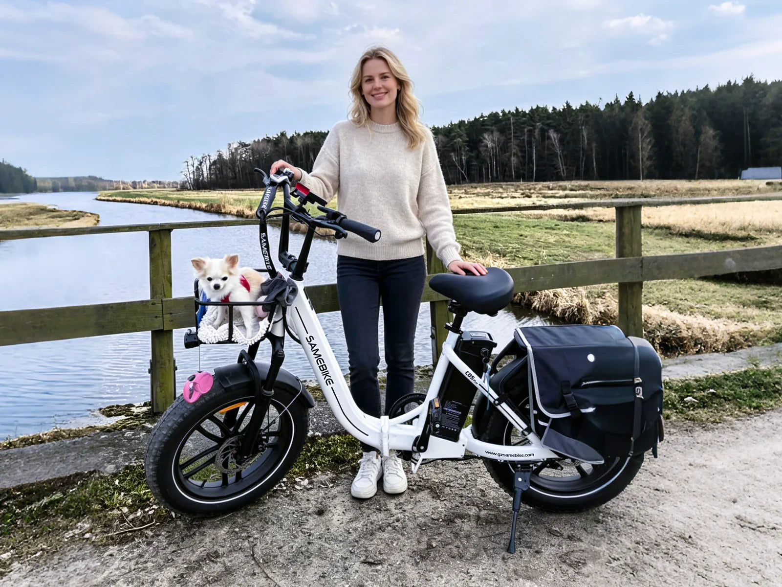 C05 Pro Step-through Folding Ebike – 36V 13Ah 55+Nm Torque 20×4.0"