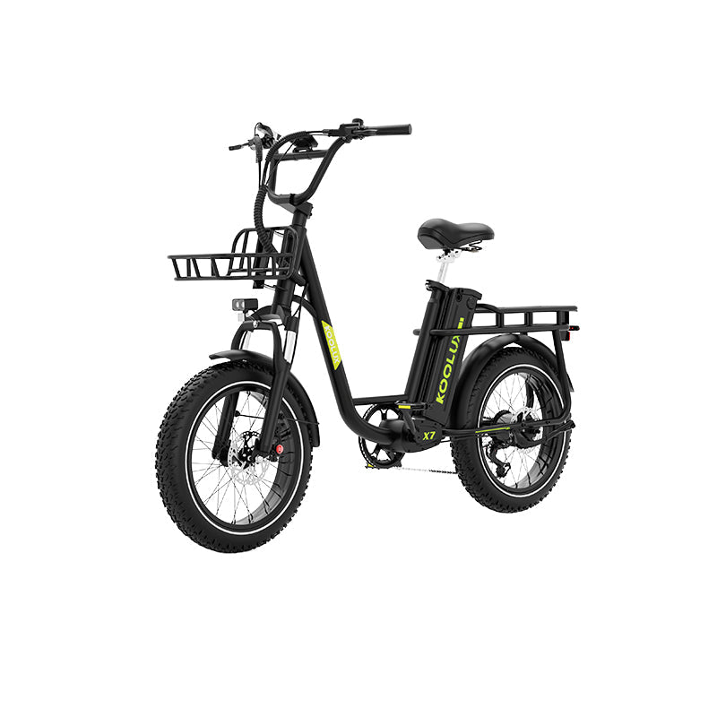 KOOLUX X7 Electric Bike UK – 48V 25Ah 120km Range 20" Fat Tyre 250W