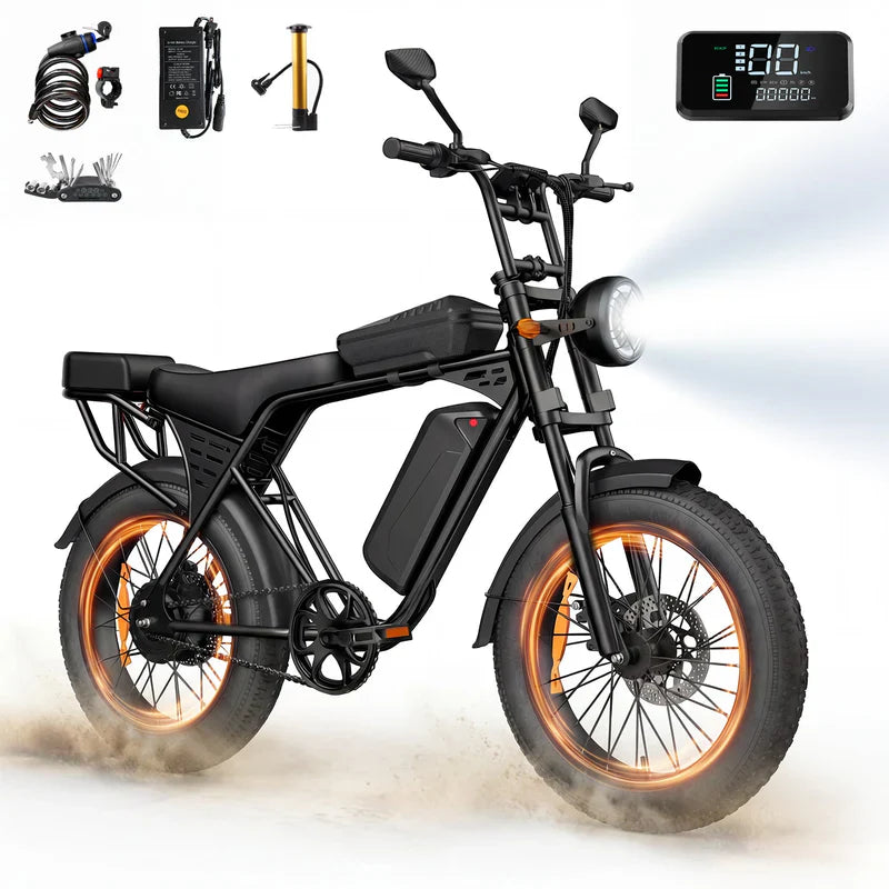 Aairsk X5 Electric Bike – 500W 48V 15Ah 20" KENDA Tyres NFC Keyless