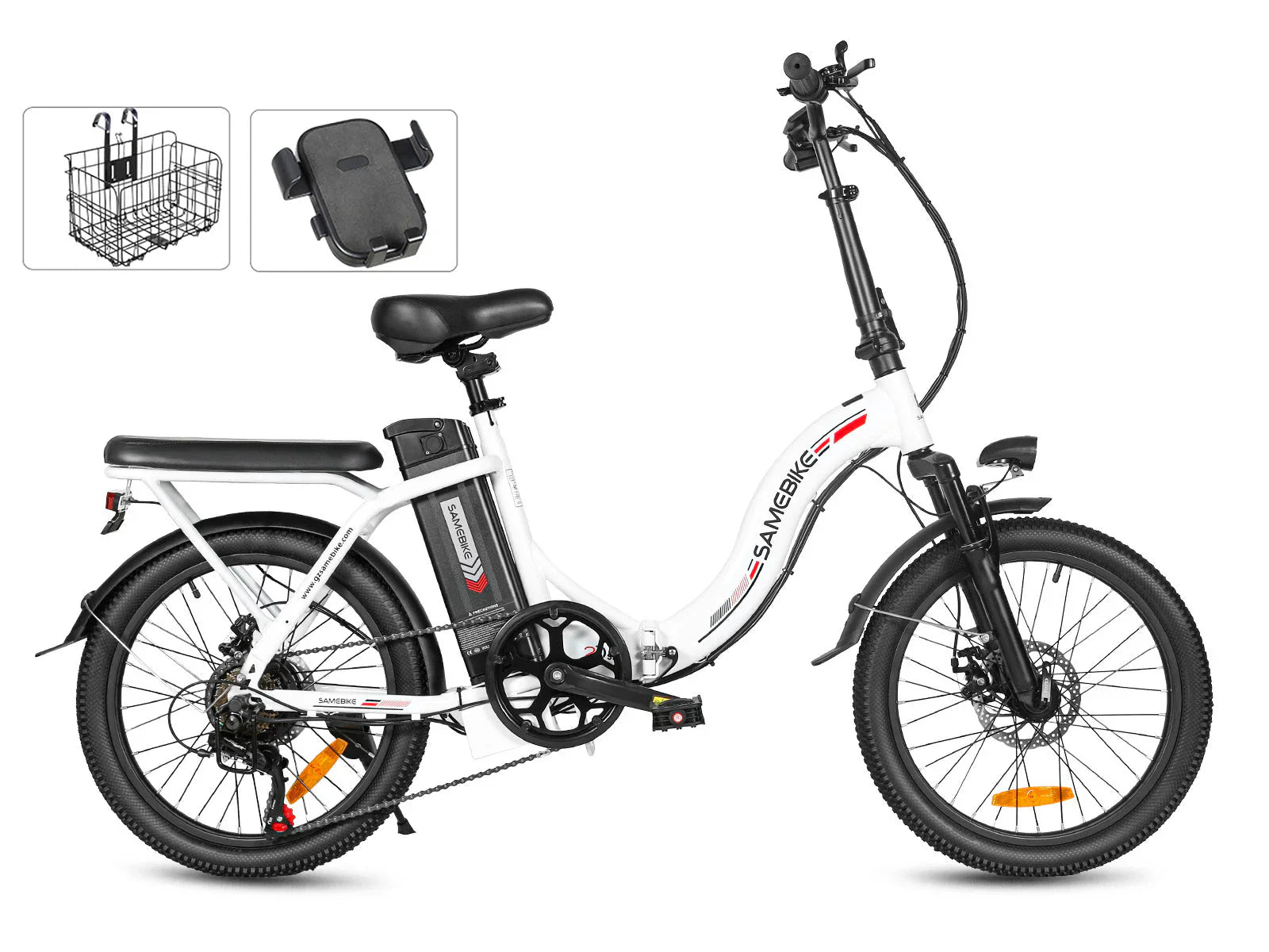SAME Bike CY20 Electric Bike – 36V 13Ah 45-90km Range 20" Tyre 150kg