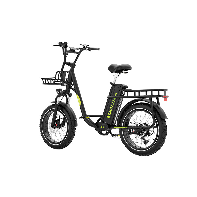 KOOLUX X7 Electric Bike UK – 48V 25Ah 120km Range 20" Fat Tyre 250W