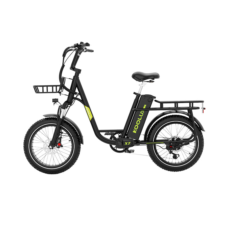 KOOLUX X7 Electric Bike UK – 48V 25Ah 120km Range 20" Fat Tyre 250W
