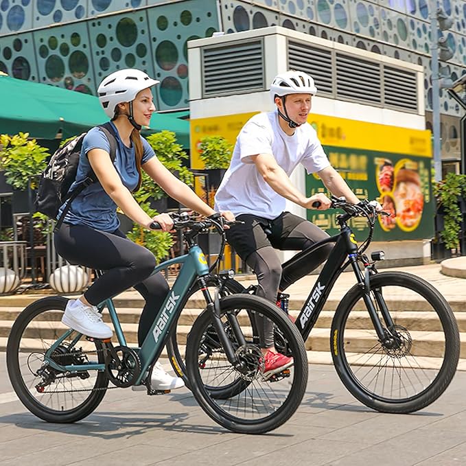 Aairsk GT900 Electric Mountain Bike - 25MPH, 40mi Range, 750W Motor