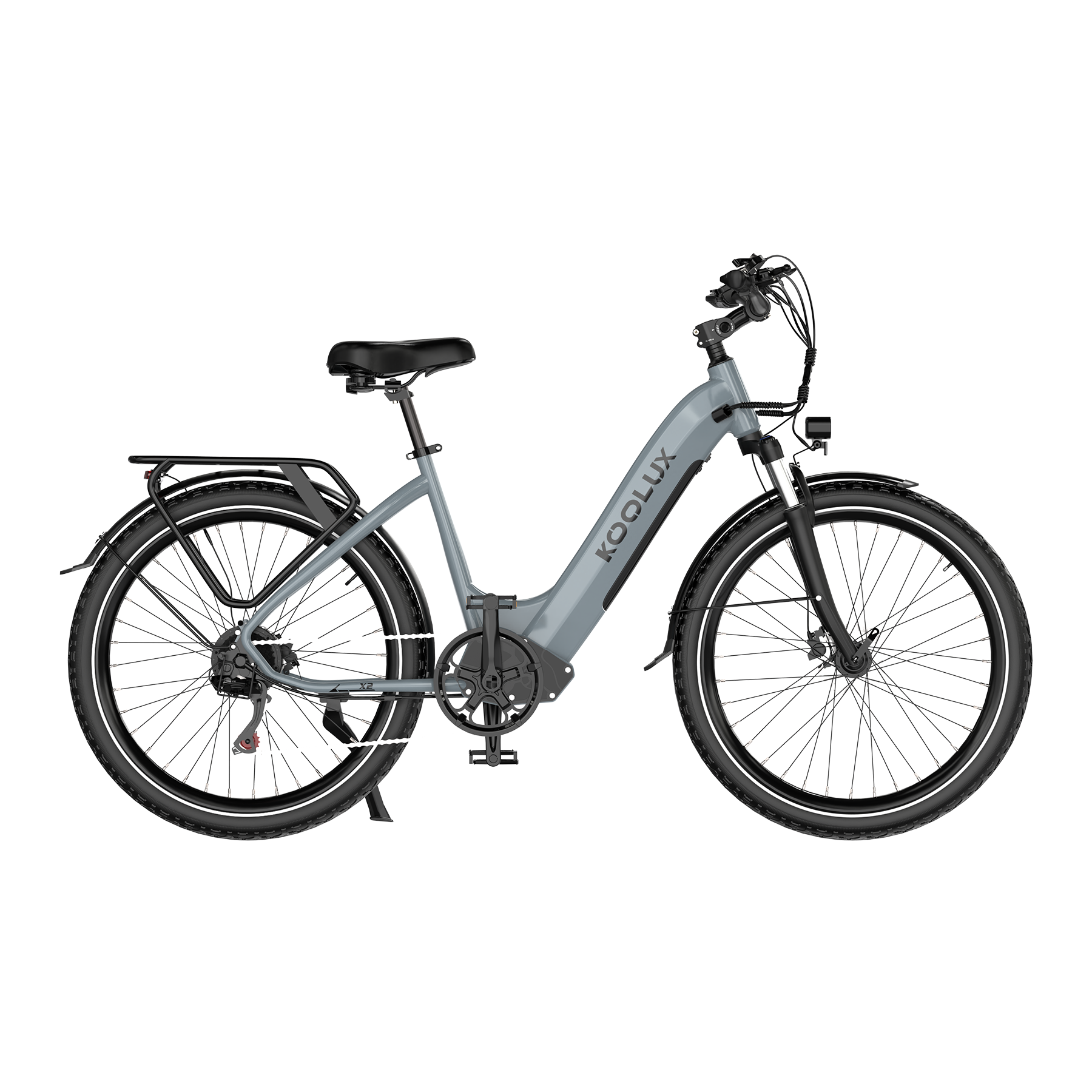 KOOLUX X2 Hydraulic Brake E-bike UK – 48V 15Ah 80km Range 26" 250W