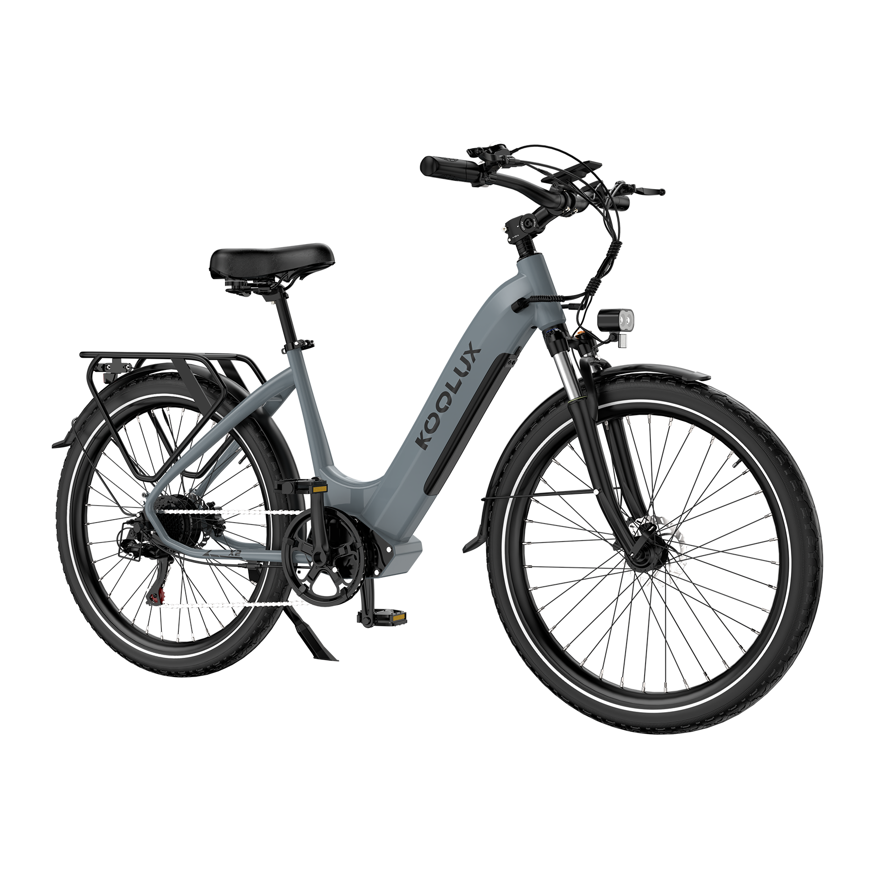 KOOLUX X2 Hydraulic Brake E-bike UK – 48V 15Ah 80km Range 26" 250W