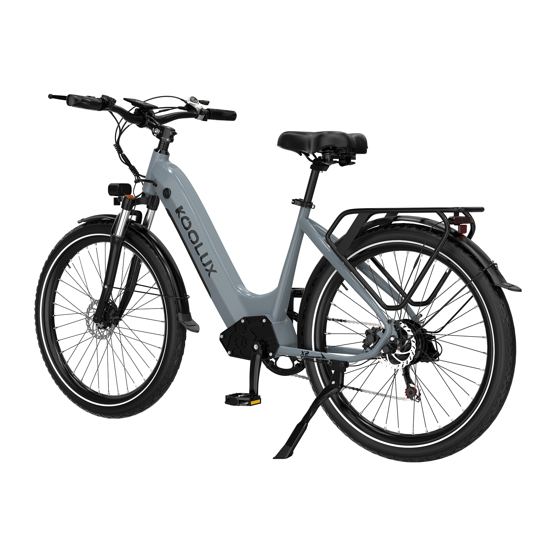 KOOLUX X2 Hydraulic Brake E-bike UK – 48V 15Ah 80km Range 26" 250W