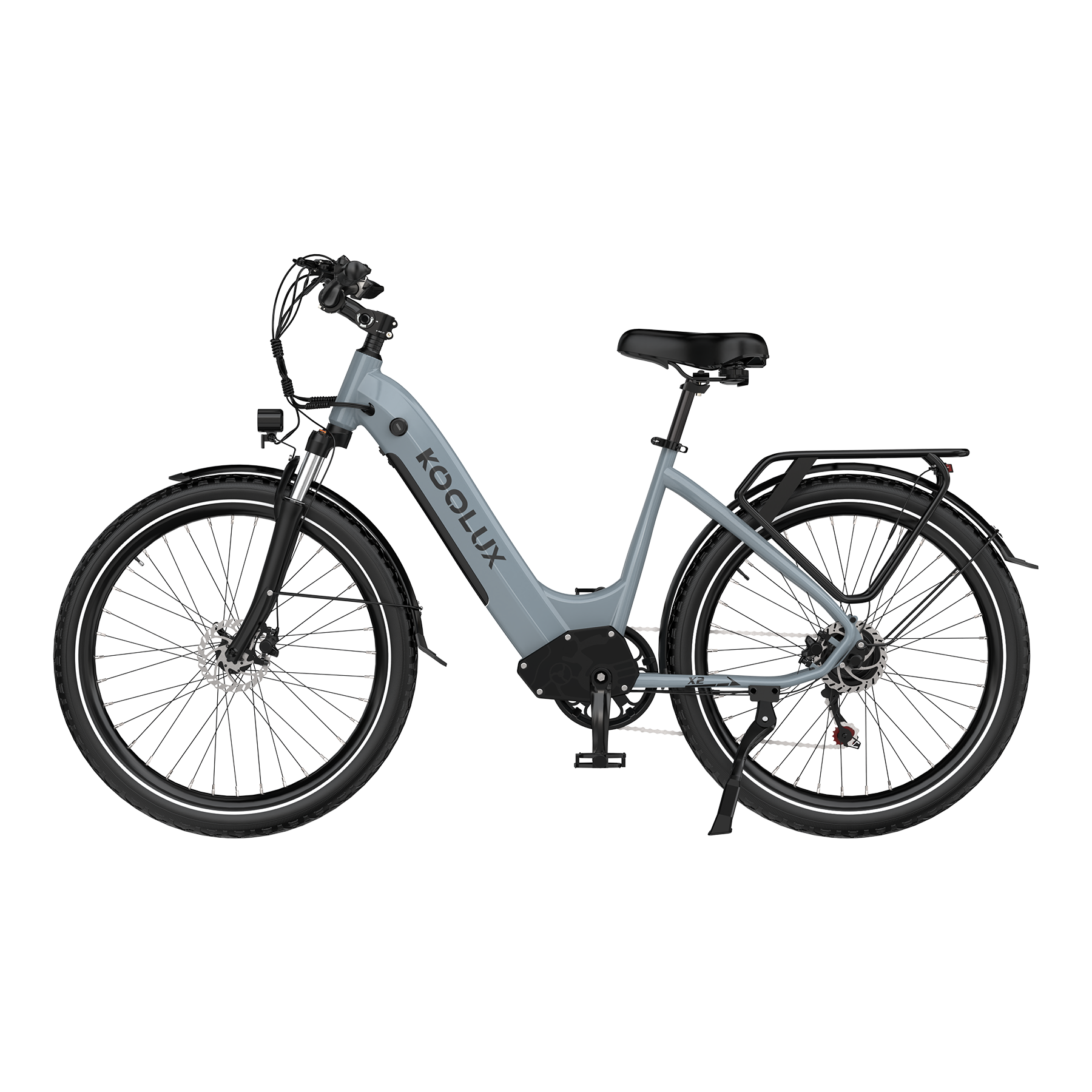 KOOLUX X2 Hydraulic Brake E-bike UK – 48V 15Ah 80km Range 26" 250W