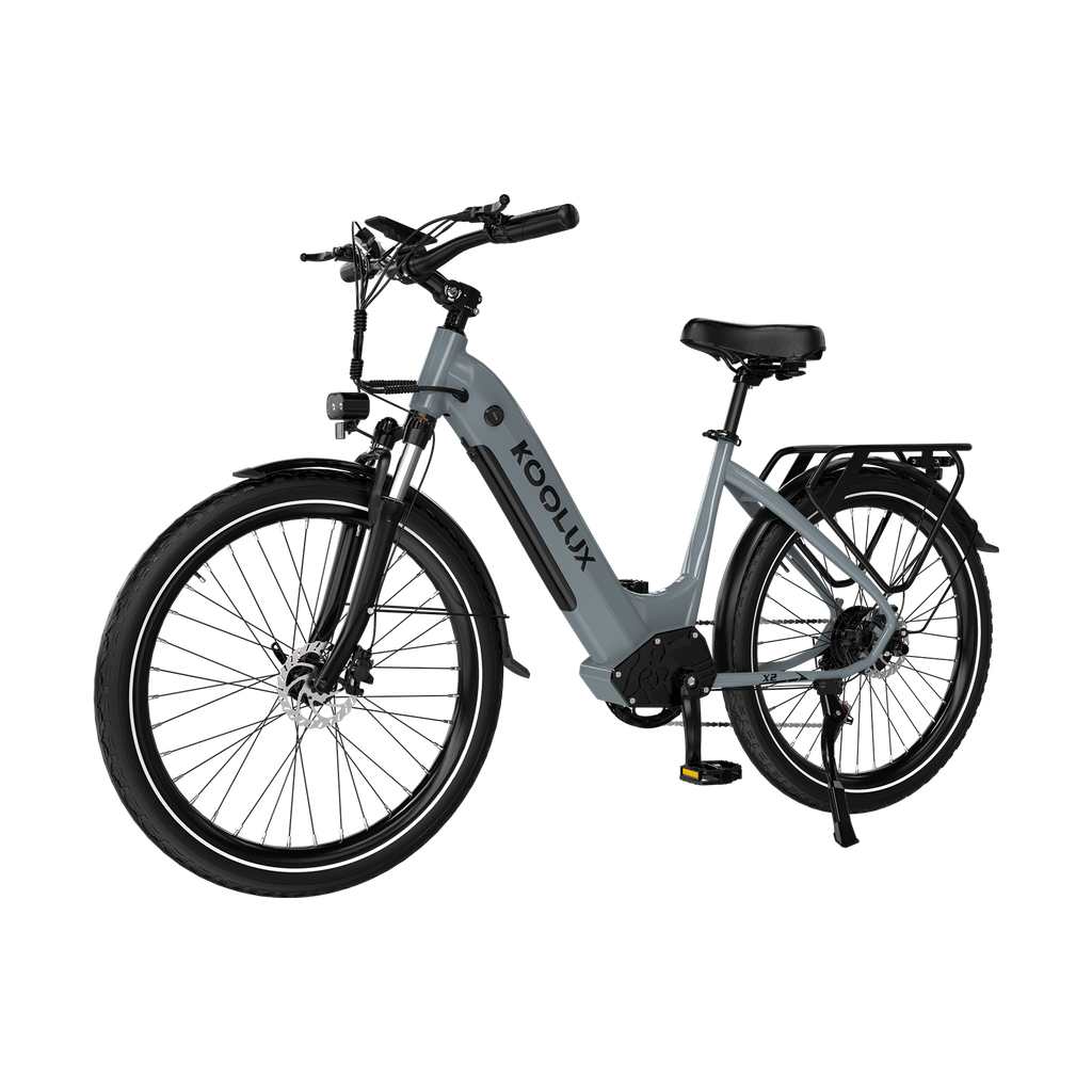 KOOLUX X2 Hydraulic Brake E-bike UK – 48V 15Ah 80km Range 26" 250W