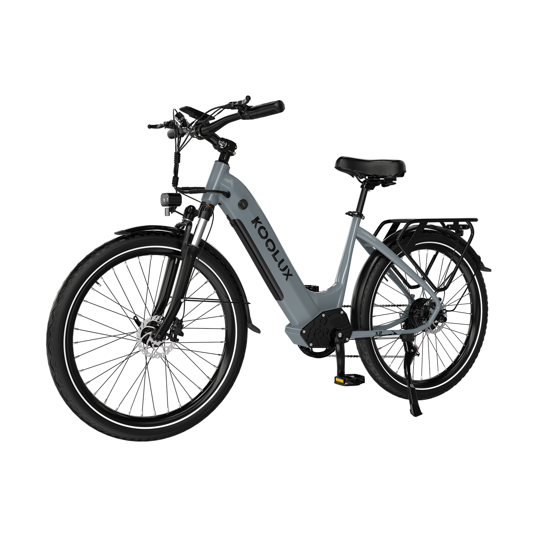 KOOLUX X2 Hydraulic Brake E-bike UK – 48V 15Ah 80km Range 26" 250W