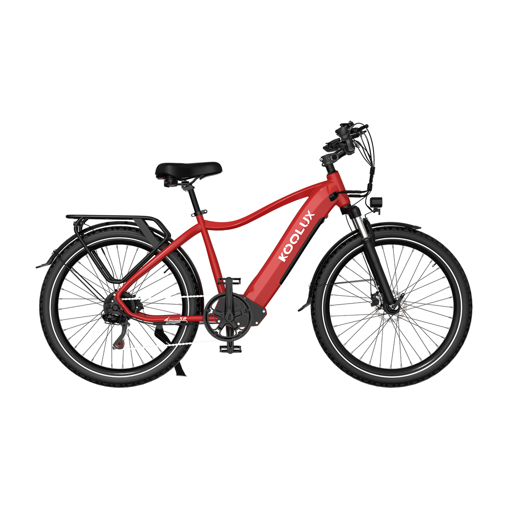 KOOLUX X3 Hydraulic Brake E-bike UK – 48V 13.5Ah 85km Range 26" 250W