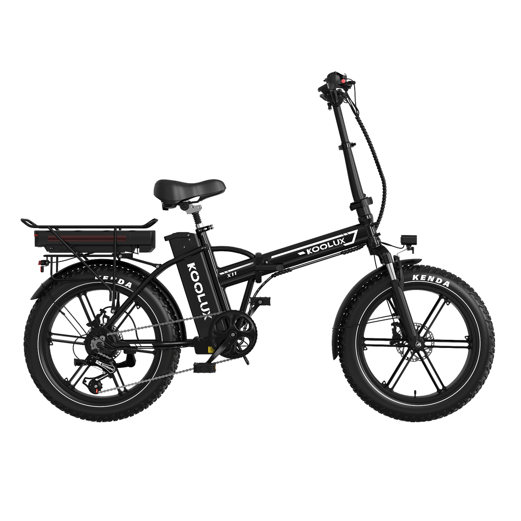 KOOLUX X11S Dual Battery Folding E-bike UK – 150km Range Hydraulic Brakes