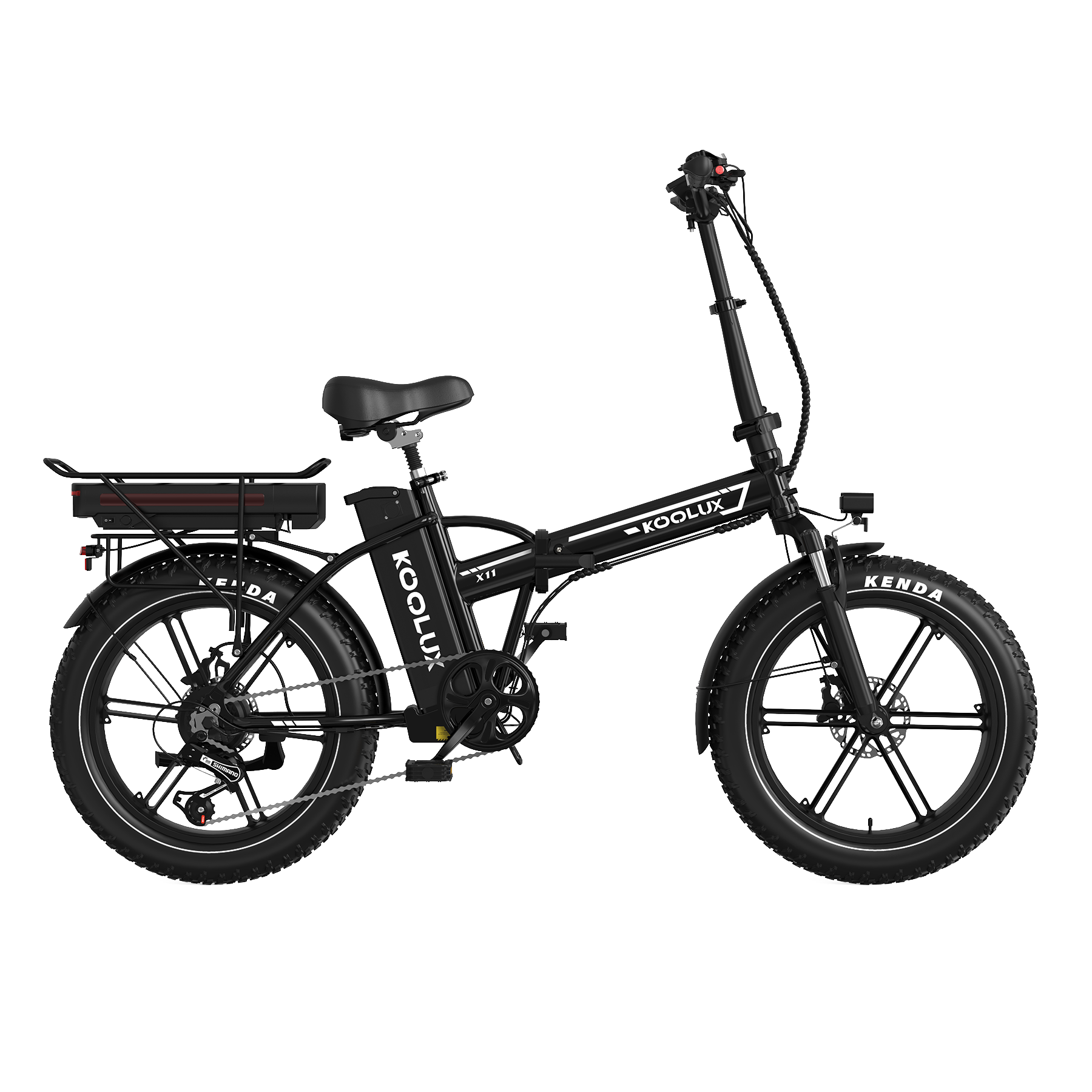 KOOLUX X11S Dual Battery Folding E-bike UK – 150km Range Hydraulic Brakes