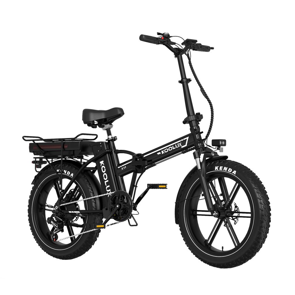 KOOLUX X11S Dual Battery Folding E-bike UK – 150km Range Hydraulic Brakes