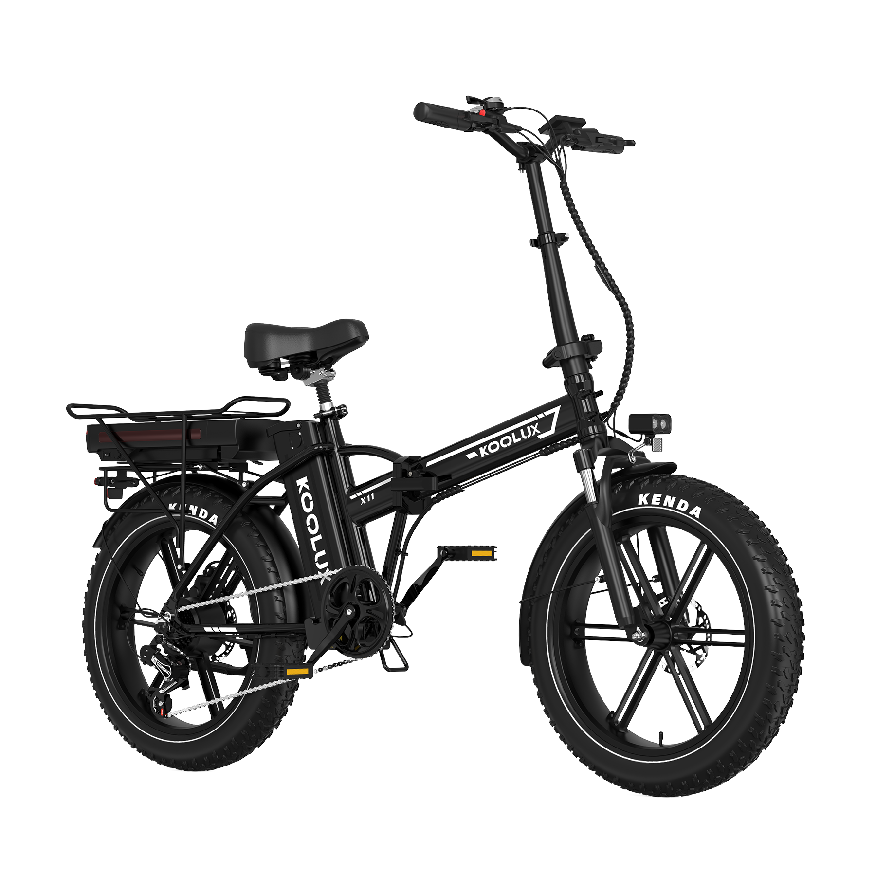 KOOLUX X11S Dual Battery Folding E-bike UK – 150km Range Hydraulic Brakes