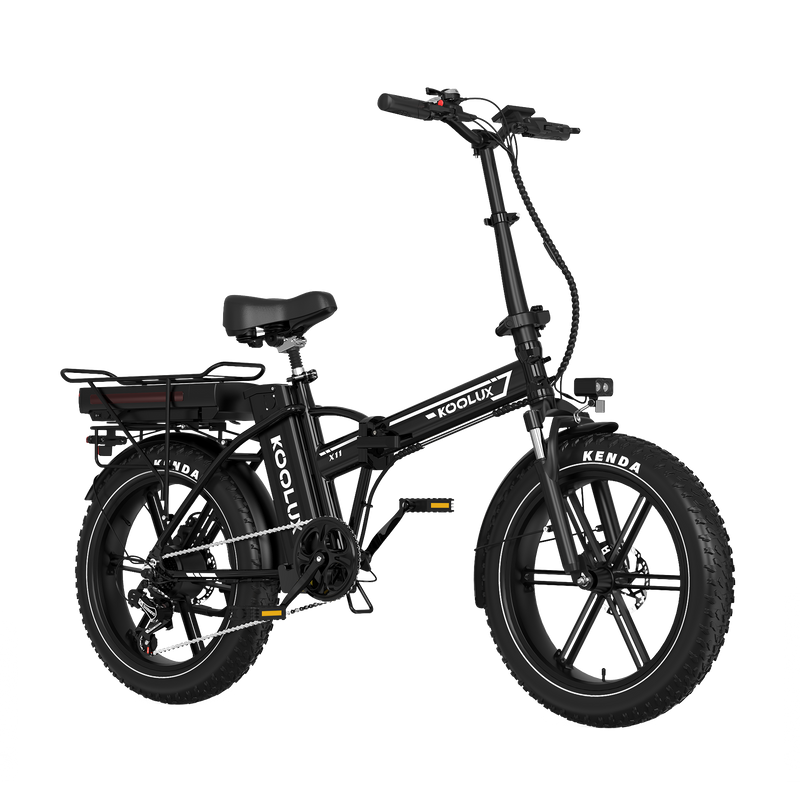 KOOLUX X11S Dual Battery Folding E-bike UK – 150km Range Hydraulic Brakes