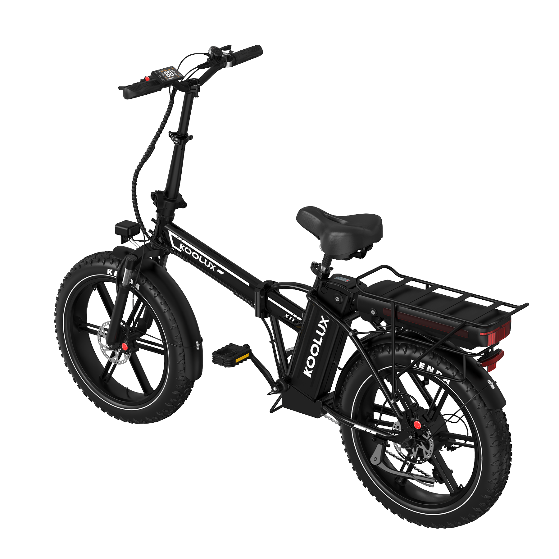 KOOLUX X11S Dual Battery Folding E-bike UK – 150km Range Hydraulic Brakes