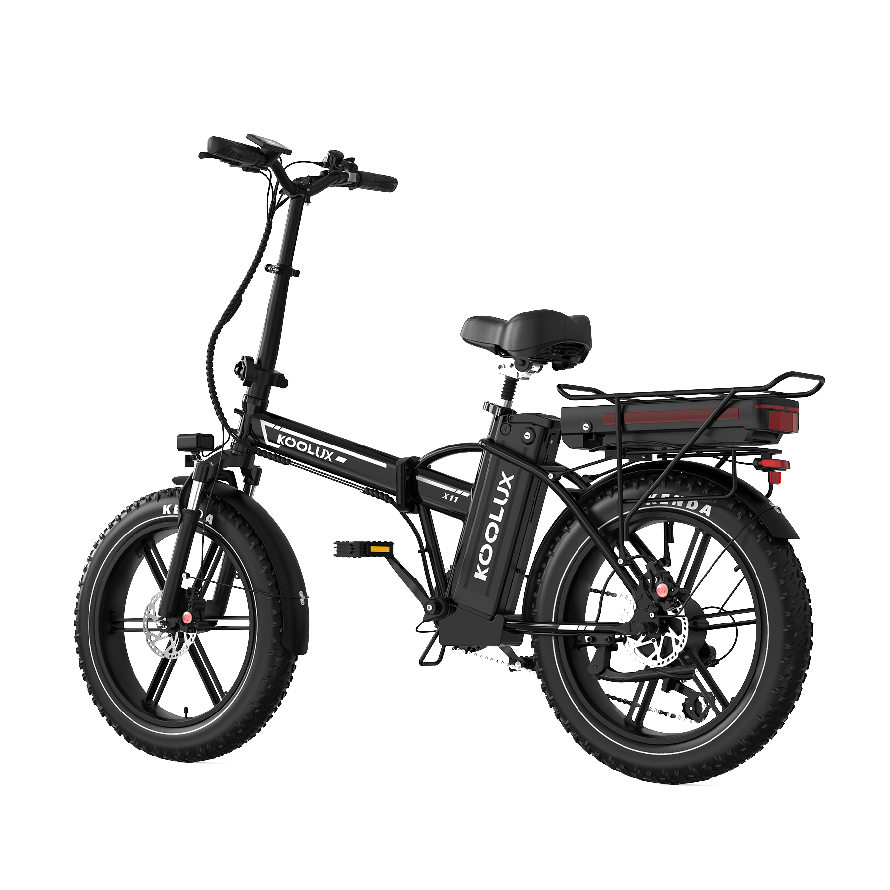 KOOLUX X11S Dual Battery Folding E-bike UK – 150km Range Hydraulic Brakes