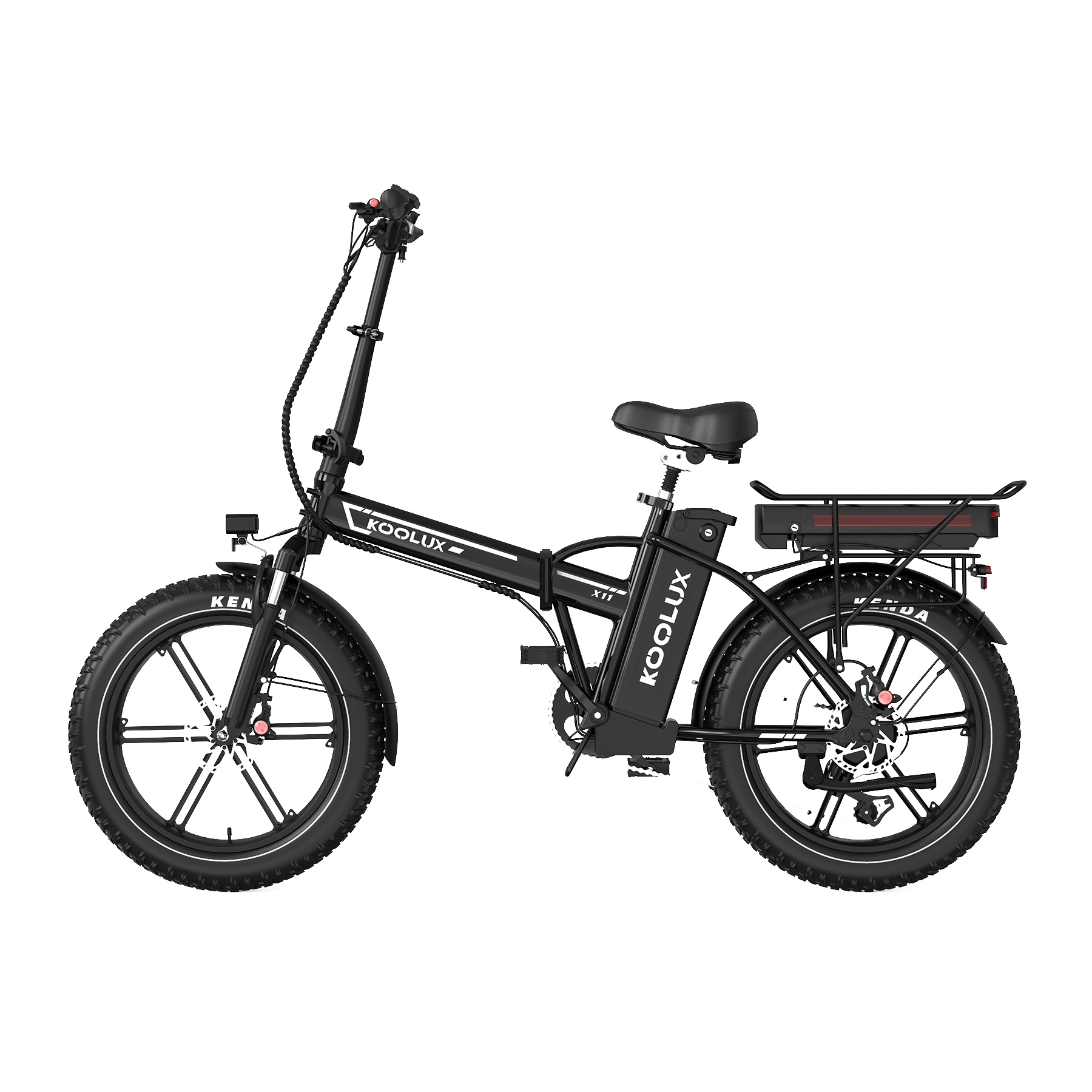 KOOLUX X11S Dual Battery Folding E-bike UK – 150km Range Hydraulic Brakes