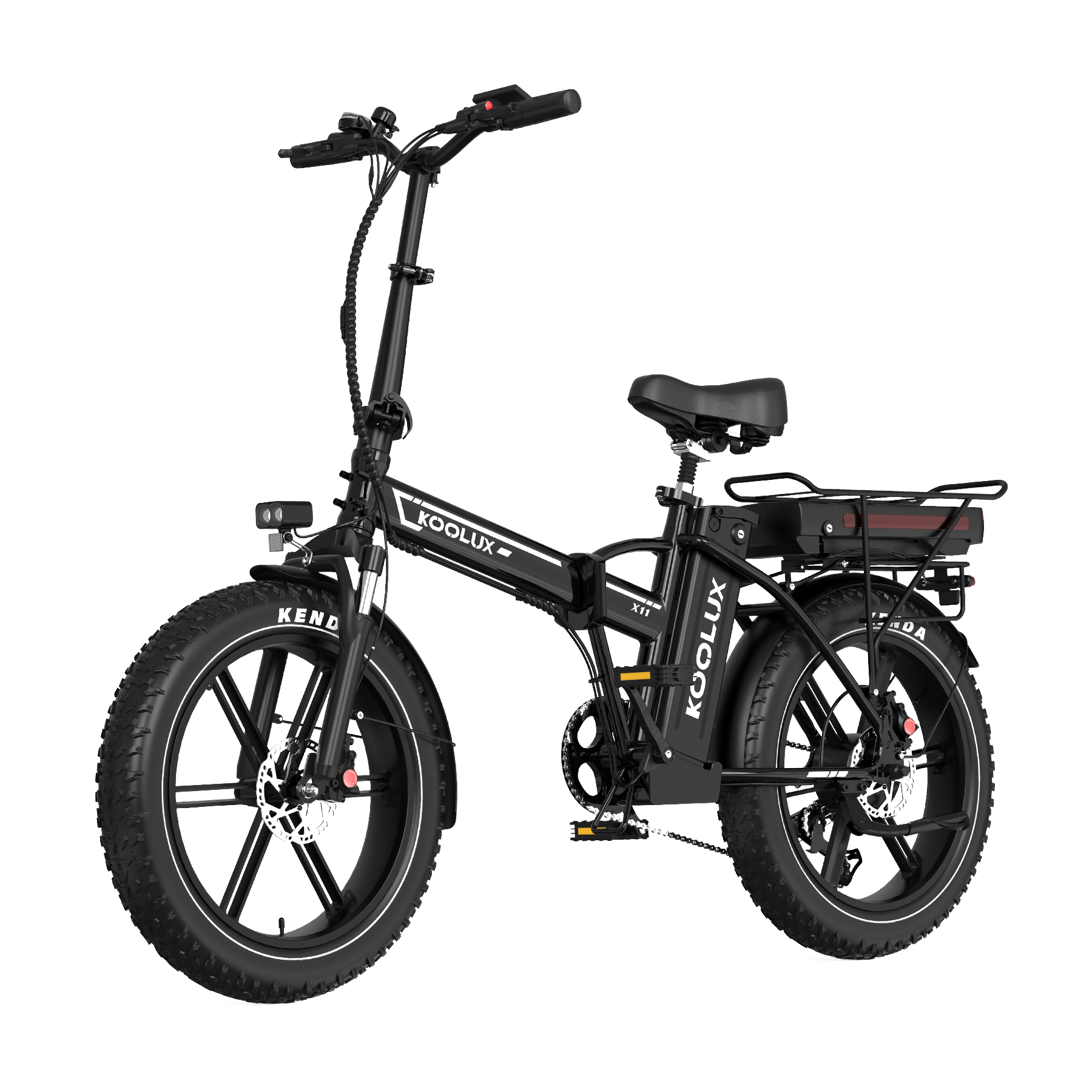 KOOLUX X11S Dual Battery Folding E-bike UK – 150km Range Hydraulic Brakes