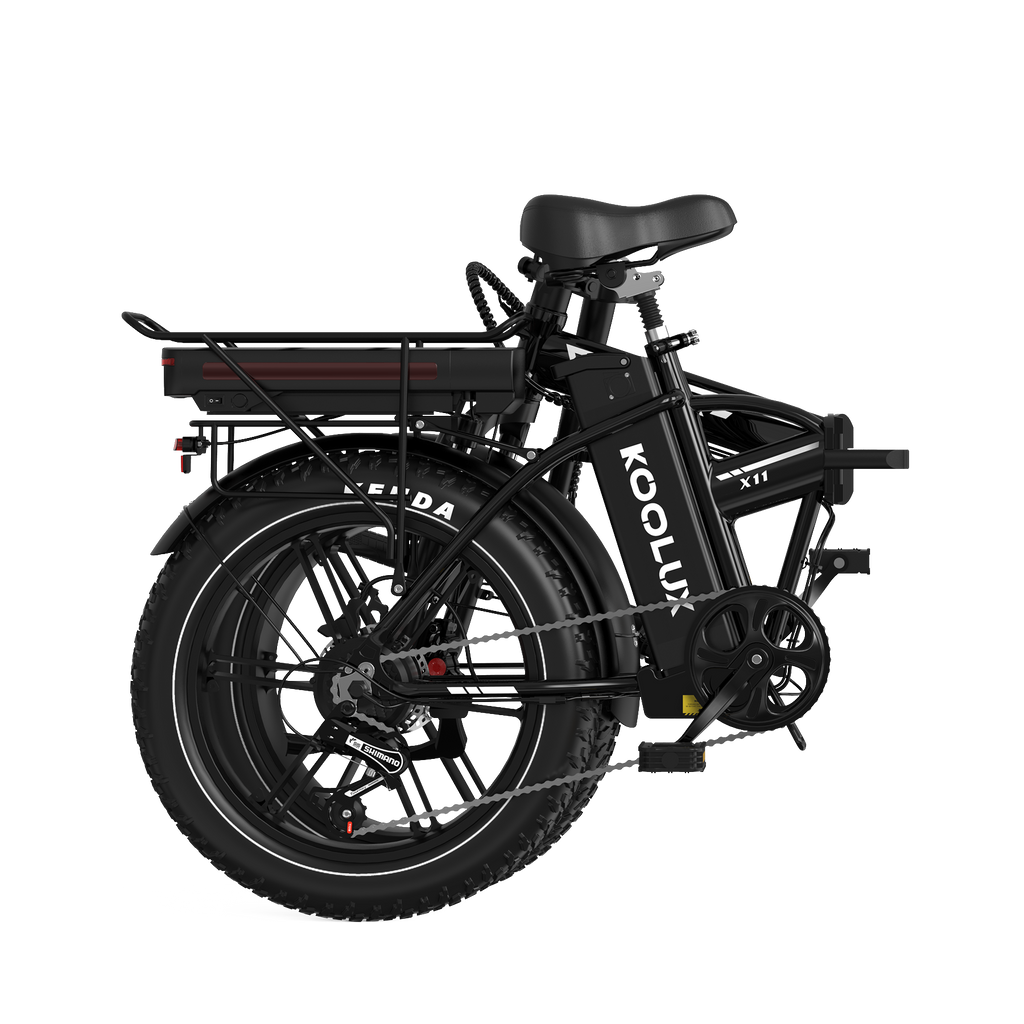 KOOLUX X11S Dual Battery Folding E-bike UK – 150km Range Hydraulic Brakes