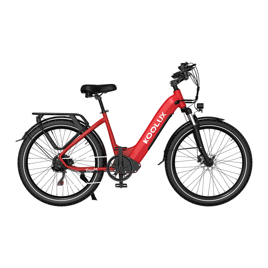 KOOLUX X2 Hydraulic Brake E-bike UK – 48V 15Ah 80km Range 26" 250W