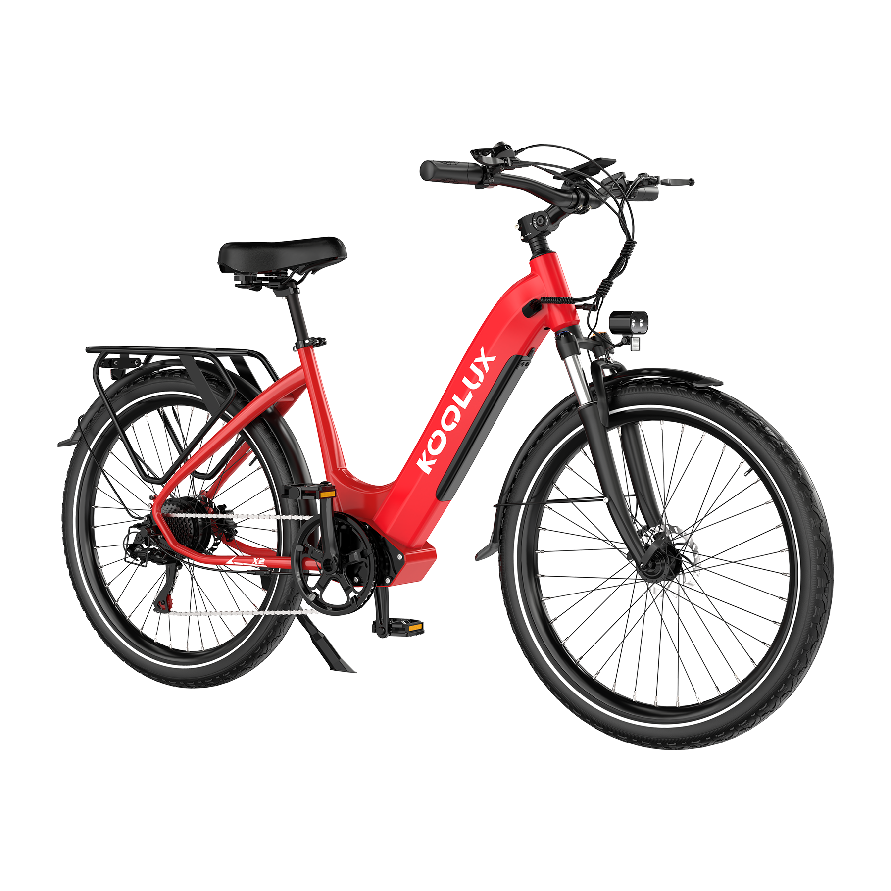 KOOLUX X2 Hydraulic Brake E-bike UK – 48V 15Ah 80km Range 26" 250W