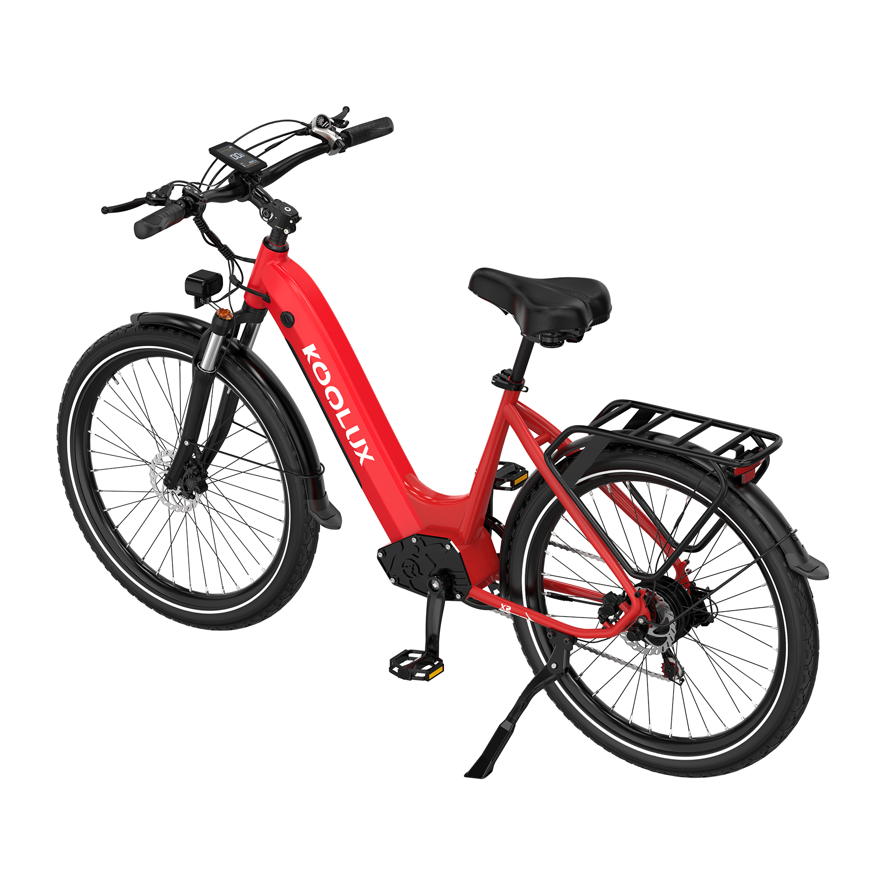 KOOLUX X2 Hydraulic Brake E-bike UK – 48V 15Ah 80km Range 26" 250W
