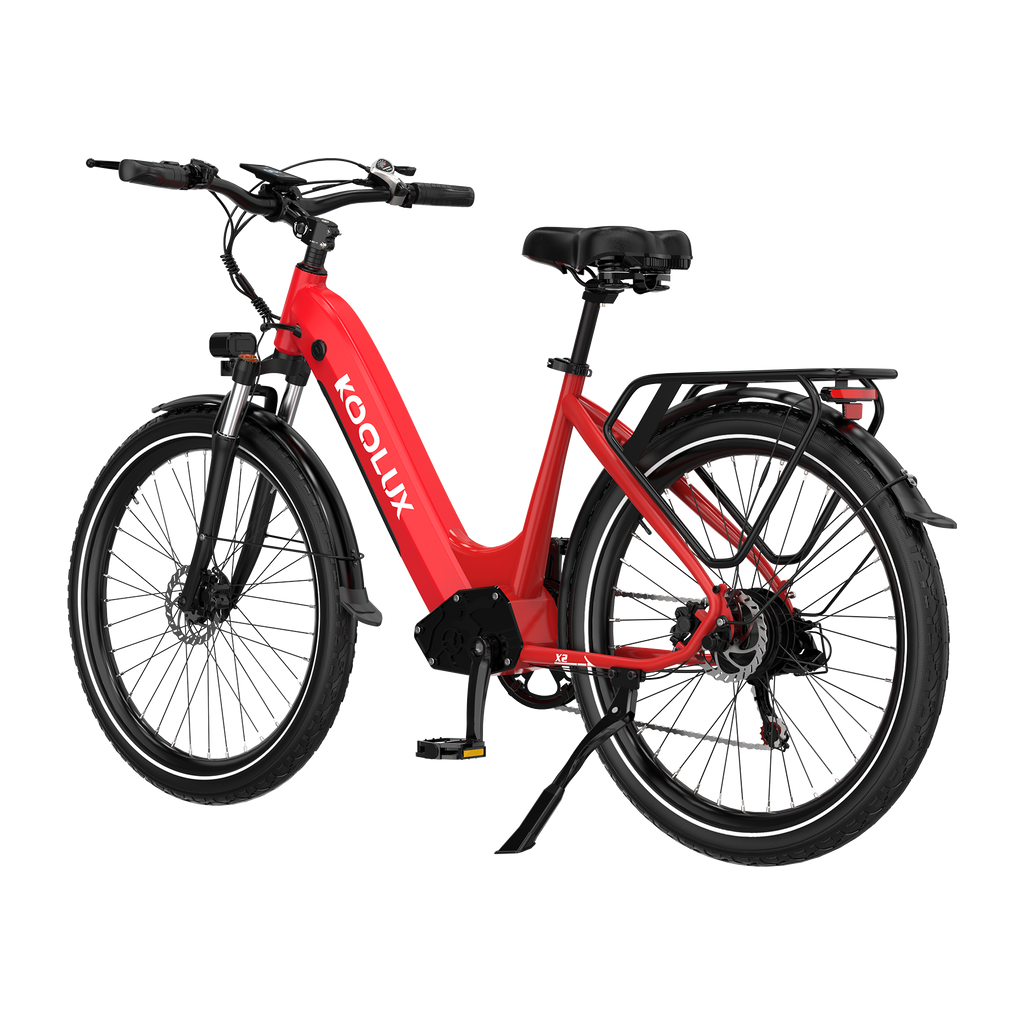 KOOLUX X2 Hydraulic Brake E-bike UK – 48V 15Ah 80km Range 26" 250W