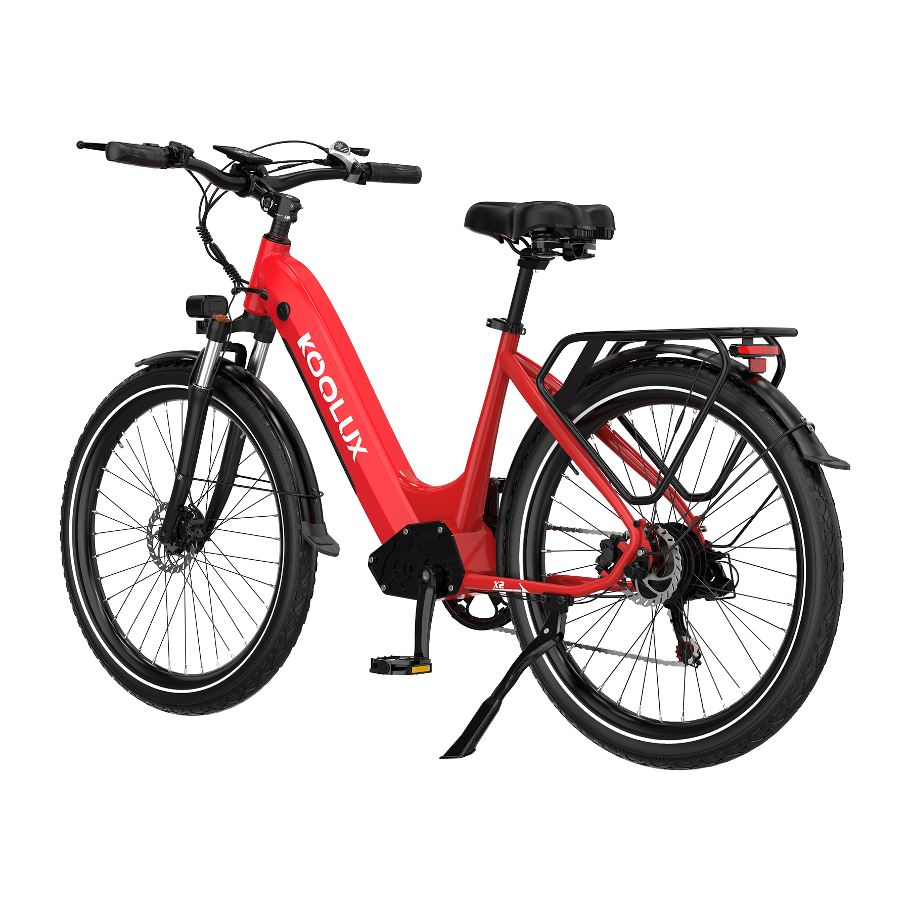 KOOLUX X2 Hydraulic Brake E-bike UK – 48V 15Ah 80km Range 26" 250W