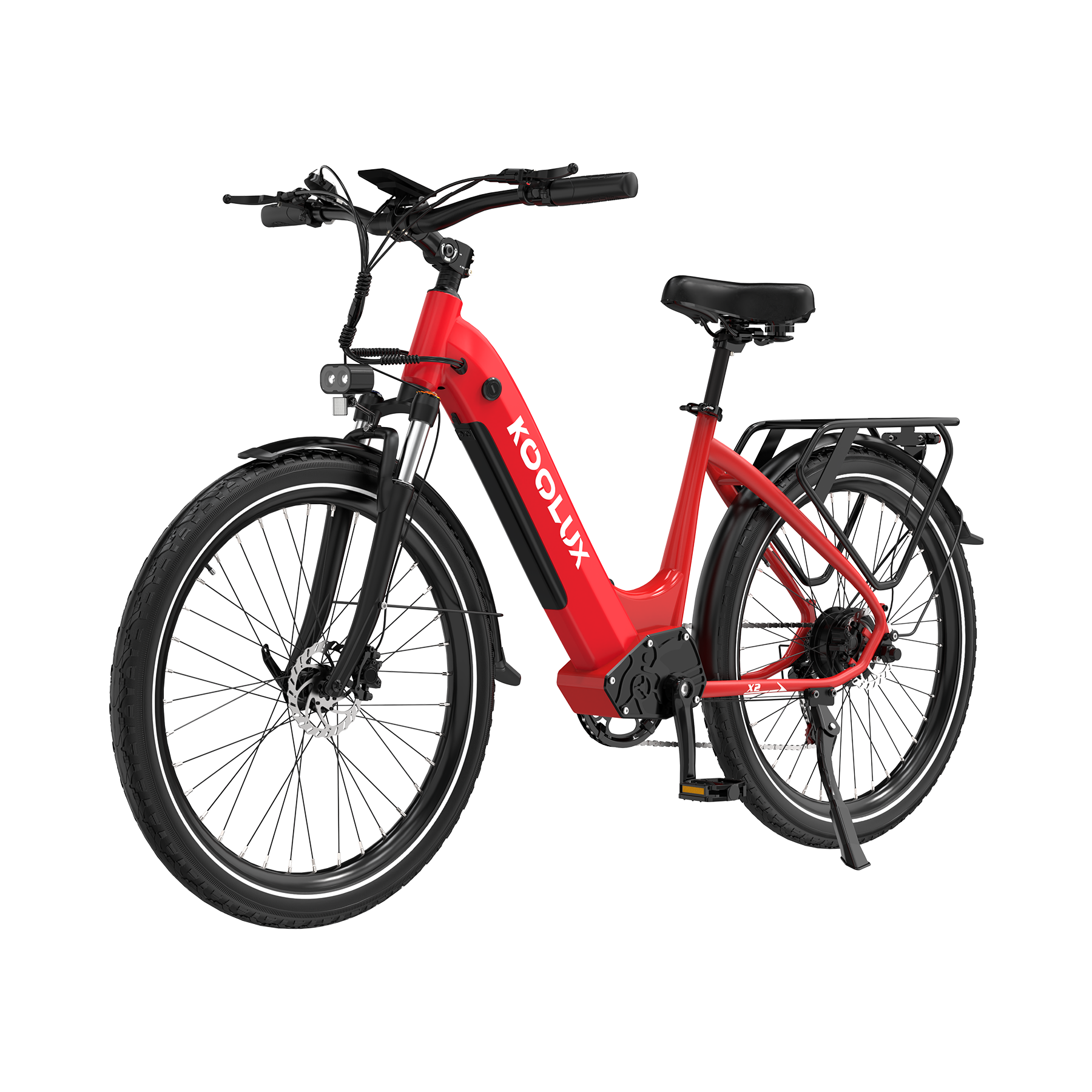 KOOLUX X2 Hydraulic Brake E-bike UK – 48V 15Ah 80km Range 26" 250W