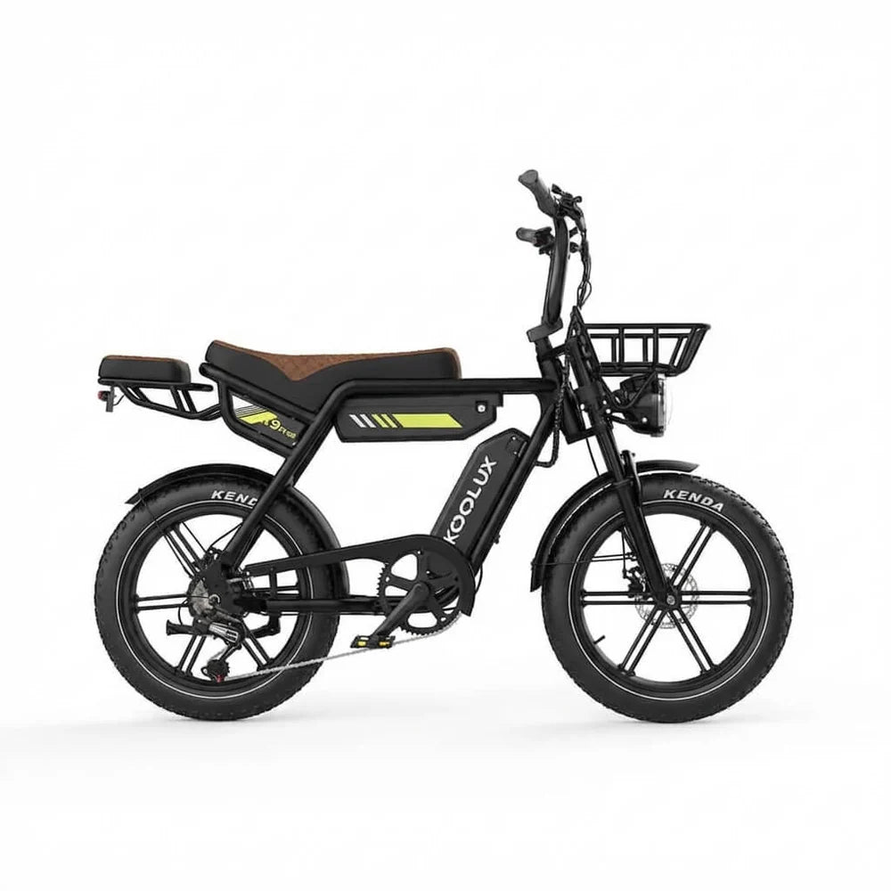 KOOLUX X9 Pro E-bike 48V 15.6AH*2 Dual Battery 20*4.0‘’ Electric Bike HOT