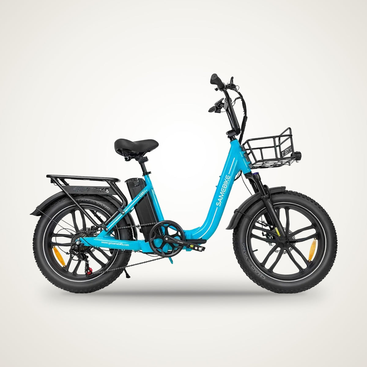 C05 Pro Step-Through Folding Fat Tyre E-Bike – 36V 13Ah