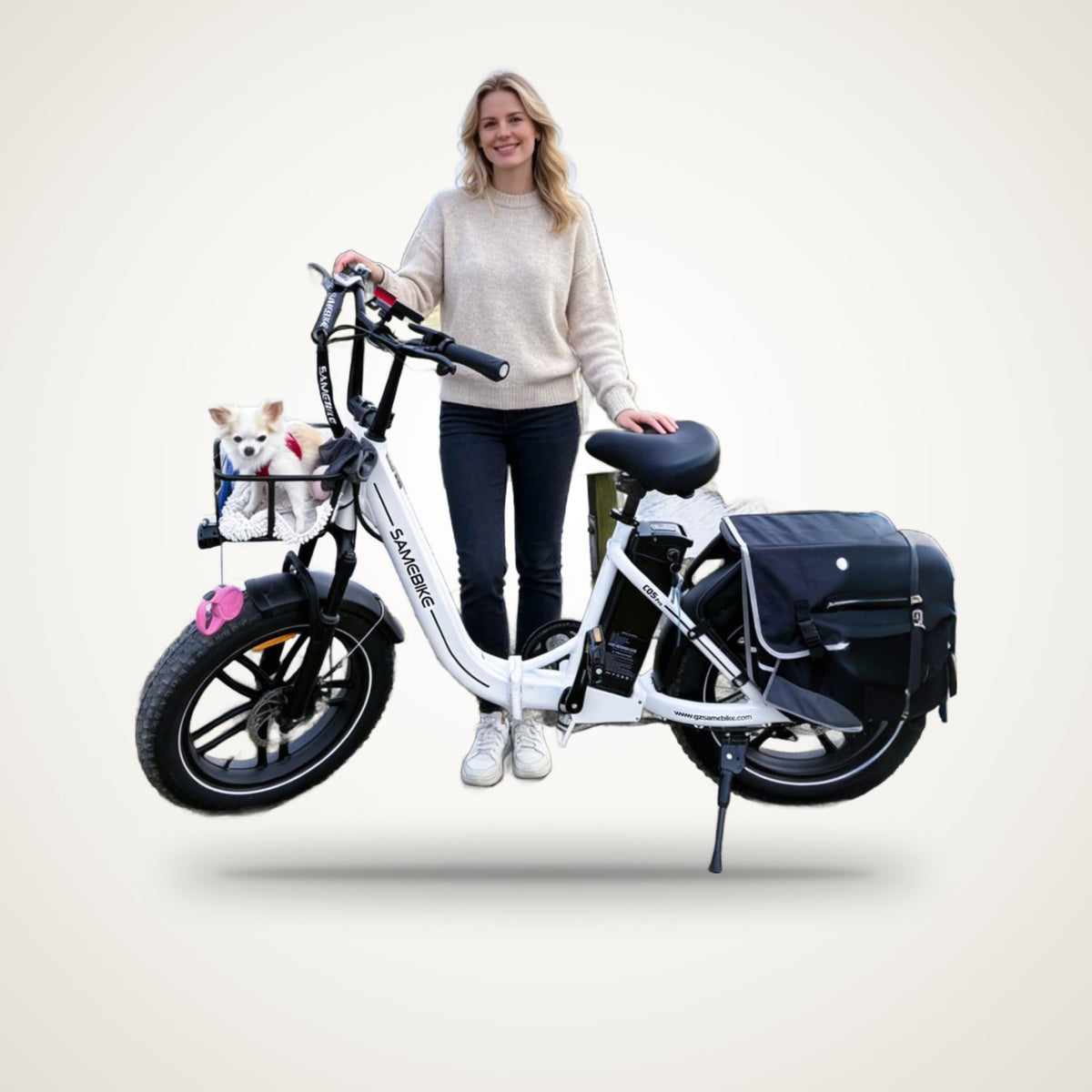 C05 Pro Step-Through Folding Fat Tyre E-Bike – 36V 13Ah