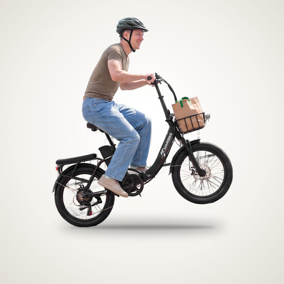 SAME Bike CY20 Pro Folding E-Bike – 48V 13Ah, up to 100 km Range