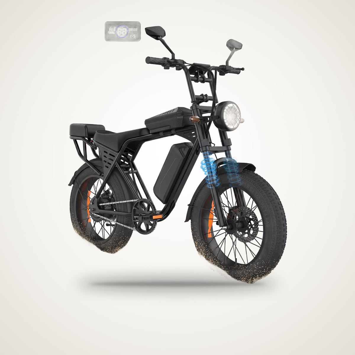 Aairsk X5 Fat Tyre E-Bike – 500W, 48V 15Ah, NFC Keyless Start
