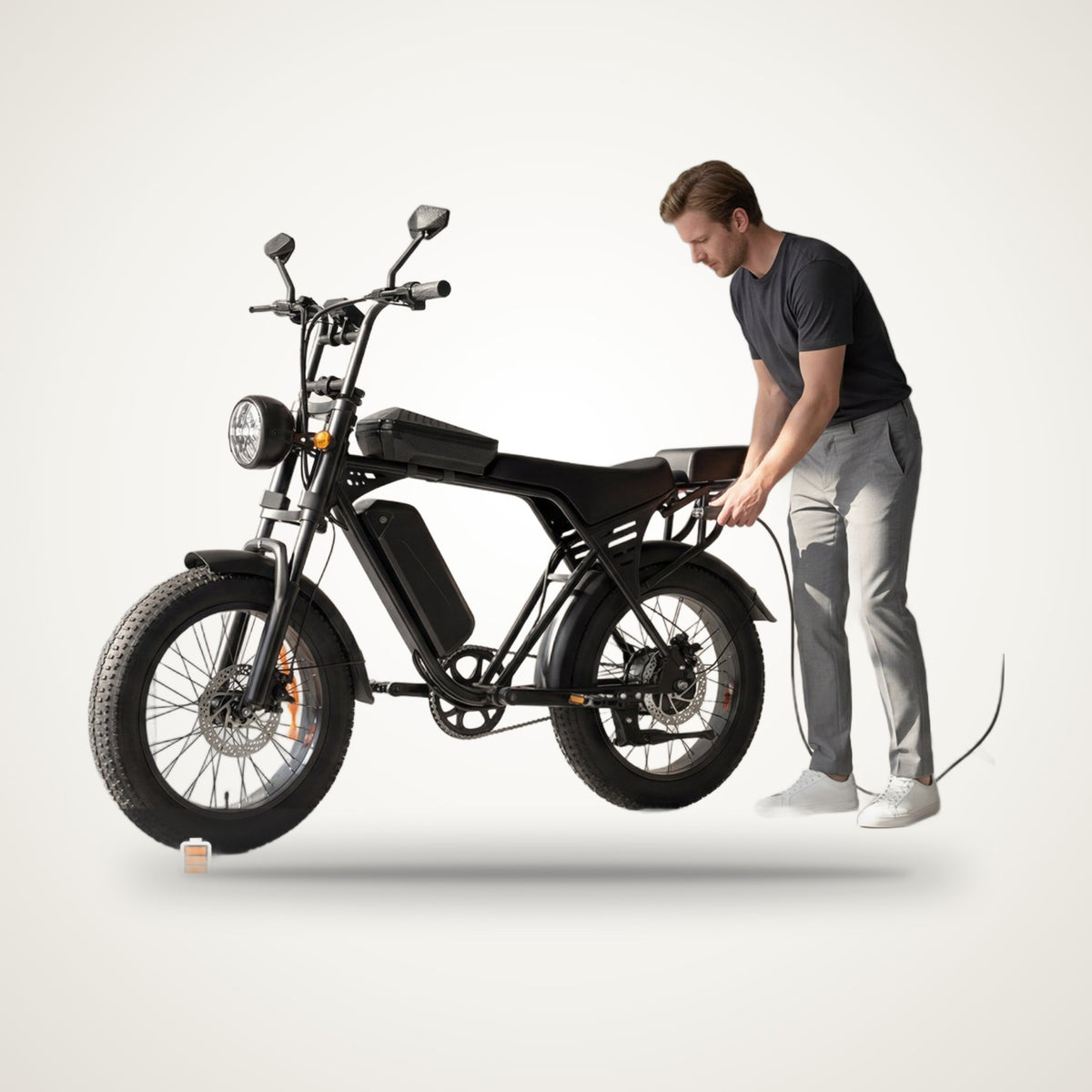 Aairsk X5 Fat Tyre E-Bike – 500W, 48V 15Ah, NFC Keyless Start