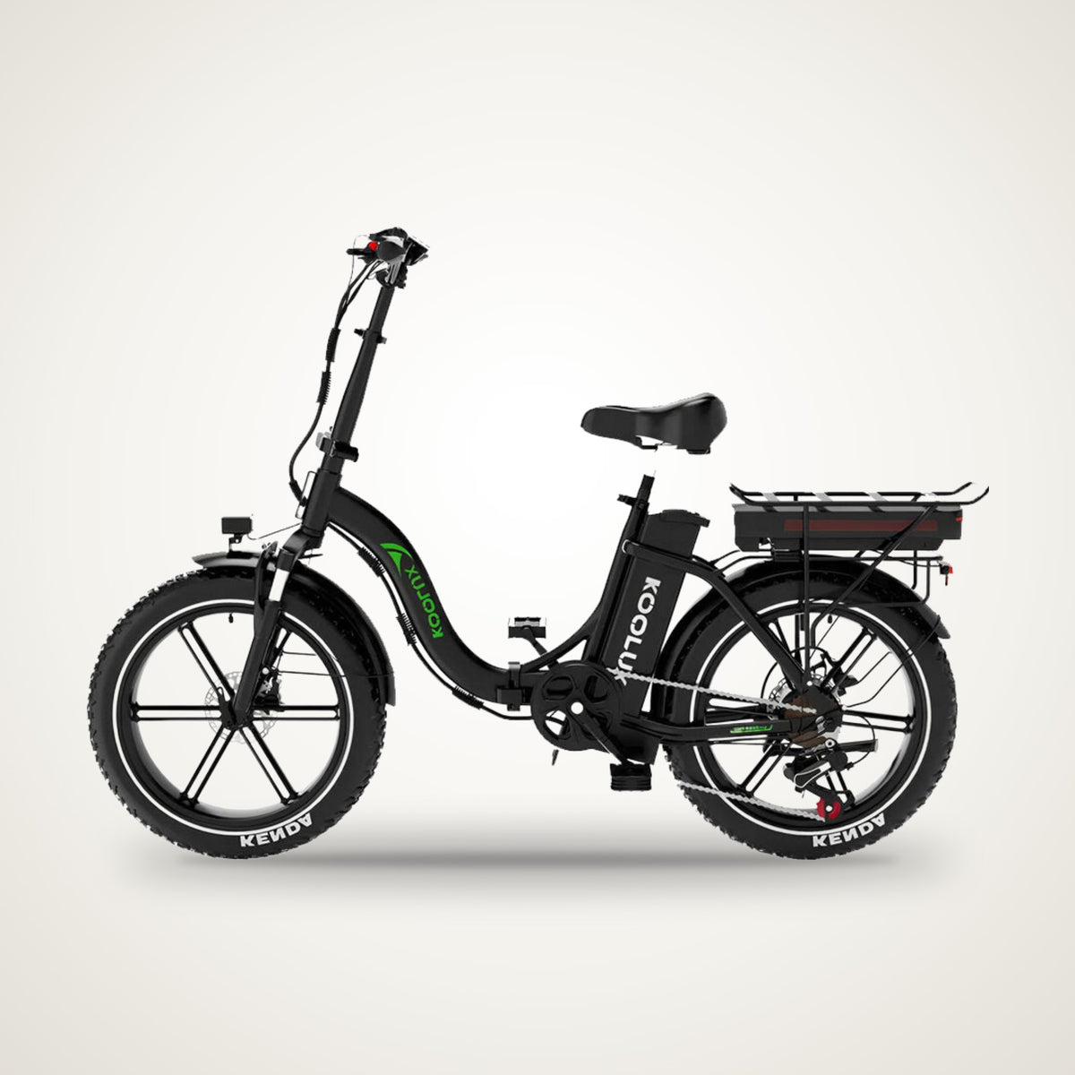 KOOLUX BK6S Pro Dual Battery Folding E-Bike – up to 150 km Range, 250W