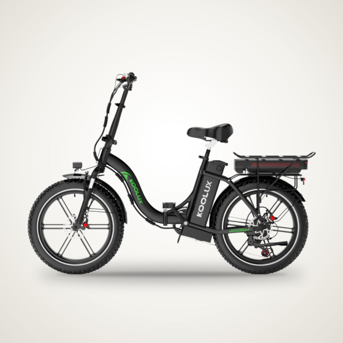 KOOLUX BK6S Pro Dual Battery Folding E-Bike – up to 150 km Range, 250W