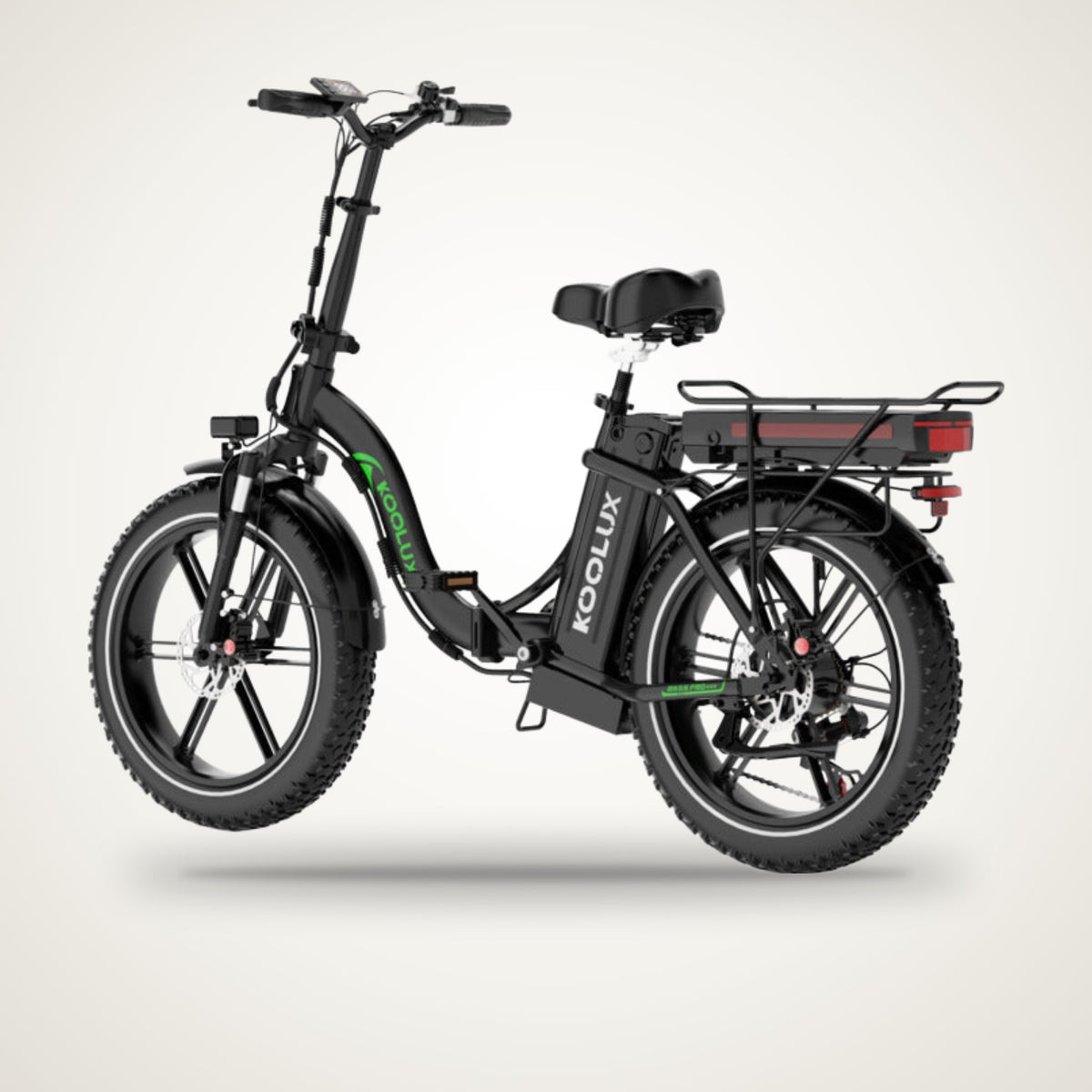 KOOLUX BK6S Pro Dual Battery Folding E-Bike – up to 150 km Range, 250W
