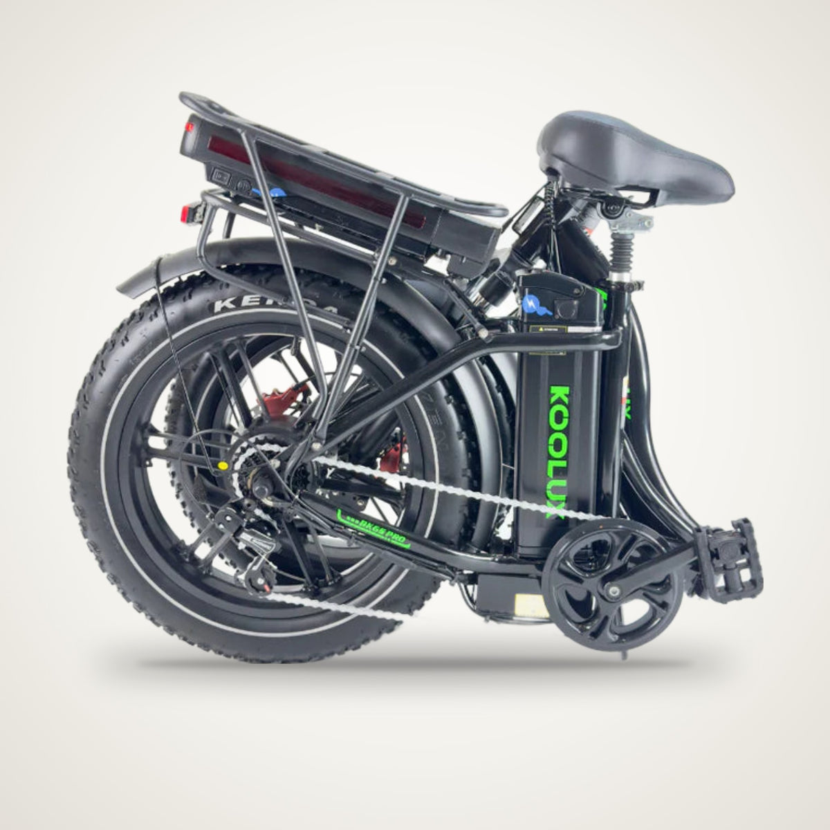 KOOLUX BK6S Pro Dual Battery Folding E-Bike – up to 150 km Range, 250W