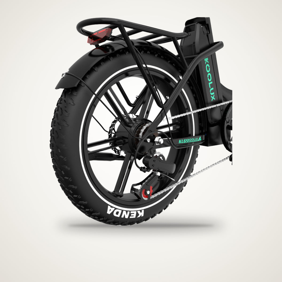 KOOLUX KL6S Folding Fat Tyre E-Bike – 48V 15.6Ah, up to 120 km Range, 250W